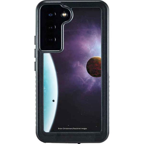 StockTrek Two Planets Born from the Same Star Galaxy S24 Plus Waterproof Case